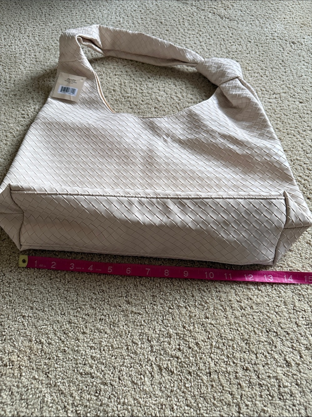 Ulta Beauty Cream Woven Shoulder Tote - Picture 5 of 7